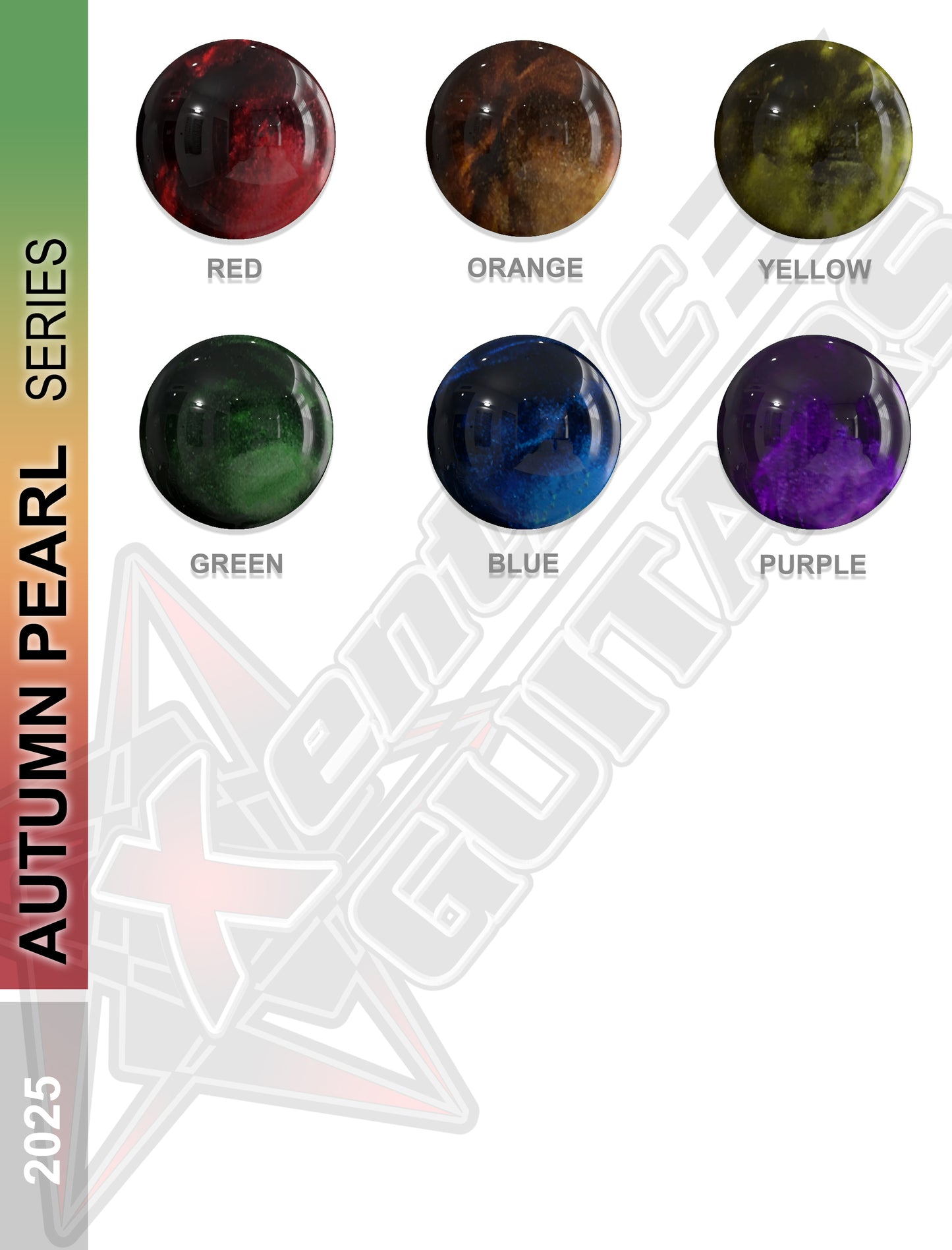 Xentric Guitars - AUTUMN PEARL Series Resin Specialty Guitar Knobs