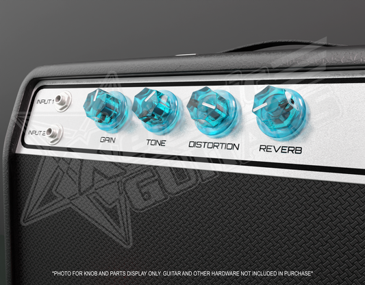 Xentric Guitars - CRYSTAL CLEAR Series Resin Specialty Guitar Knobs