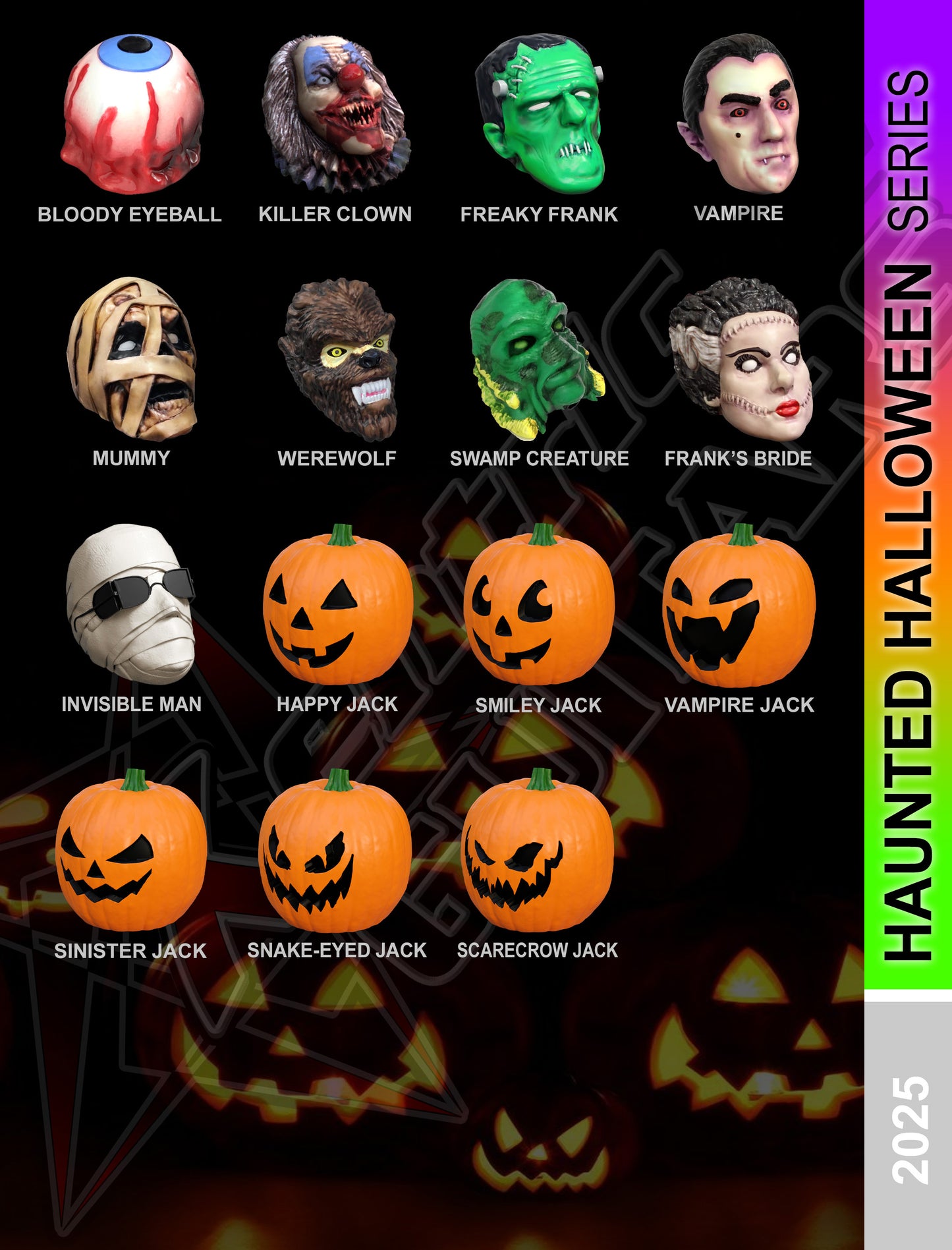 Xentric Guitars - HAUNTED HALLOWEEN Series Resin Guitar Knobs