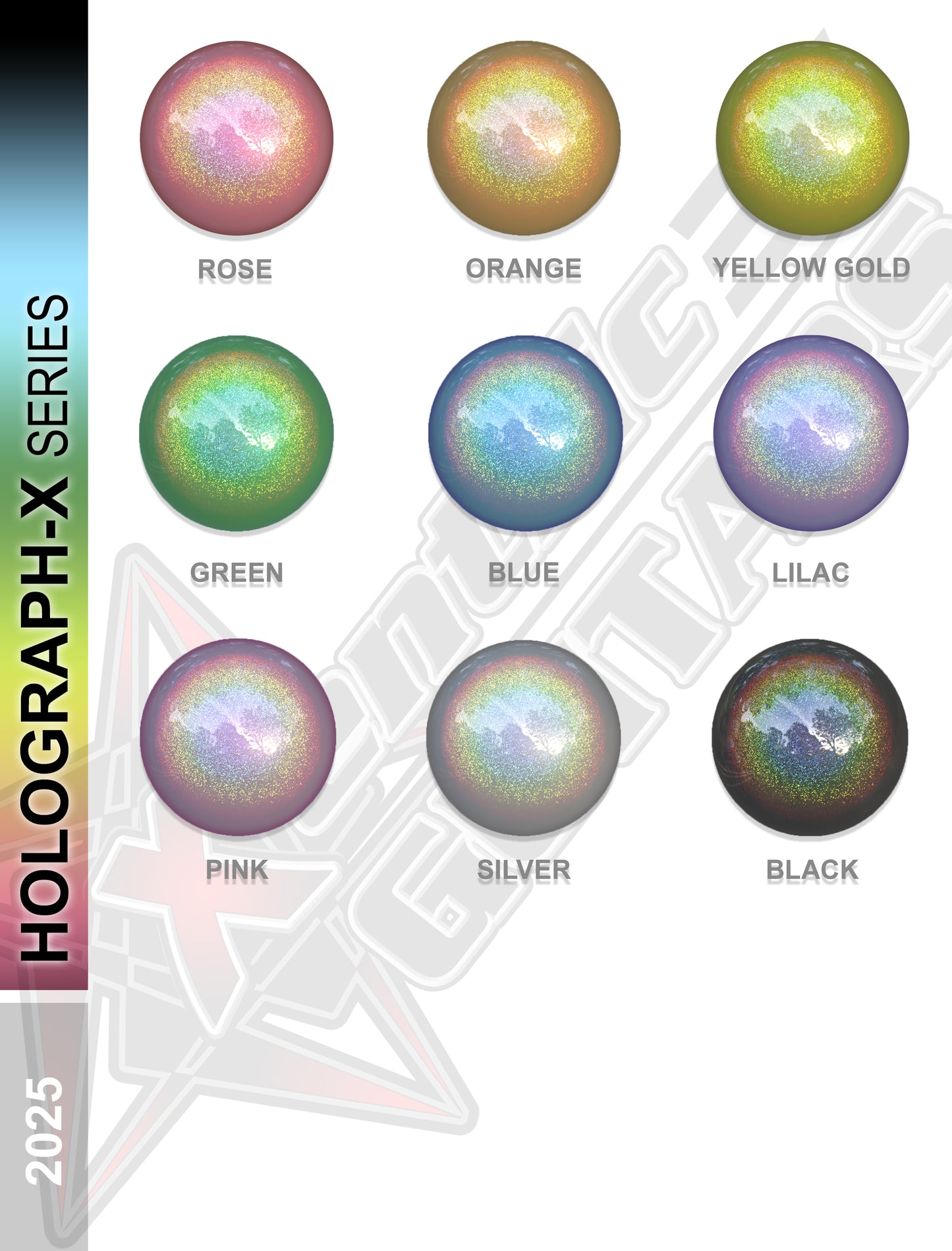 Xentric Guitars - HOLOGRAPH"X" Series Resin Specialty Guitar Knobs