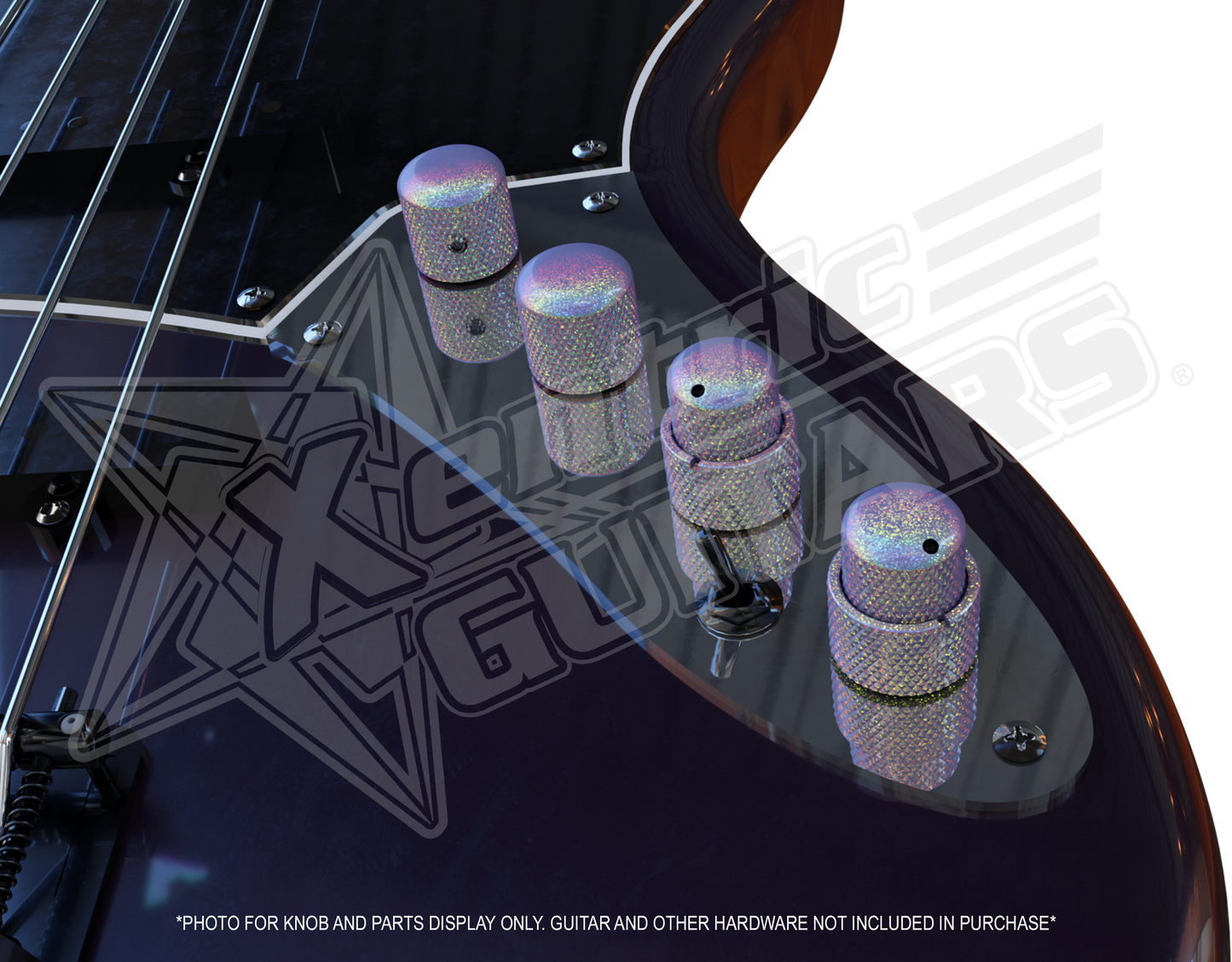 Xentric Guitars - HOLOGRAPH"X" Series Resin Specialty Guitar Knobs