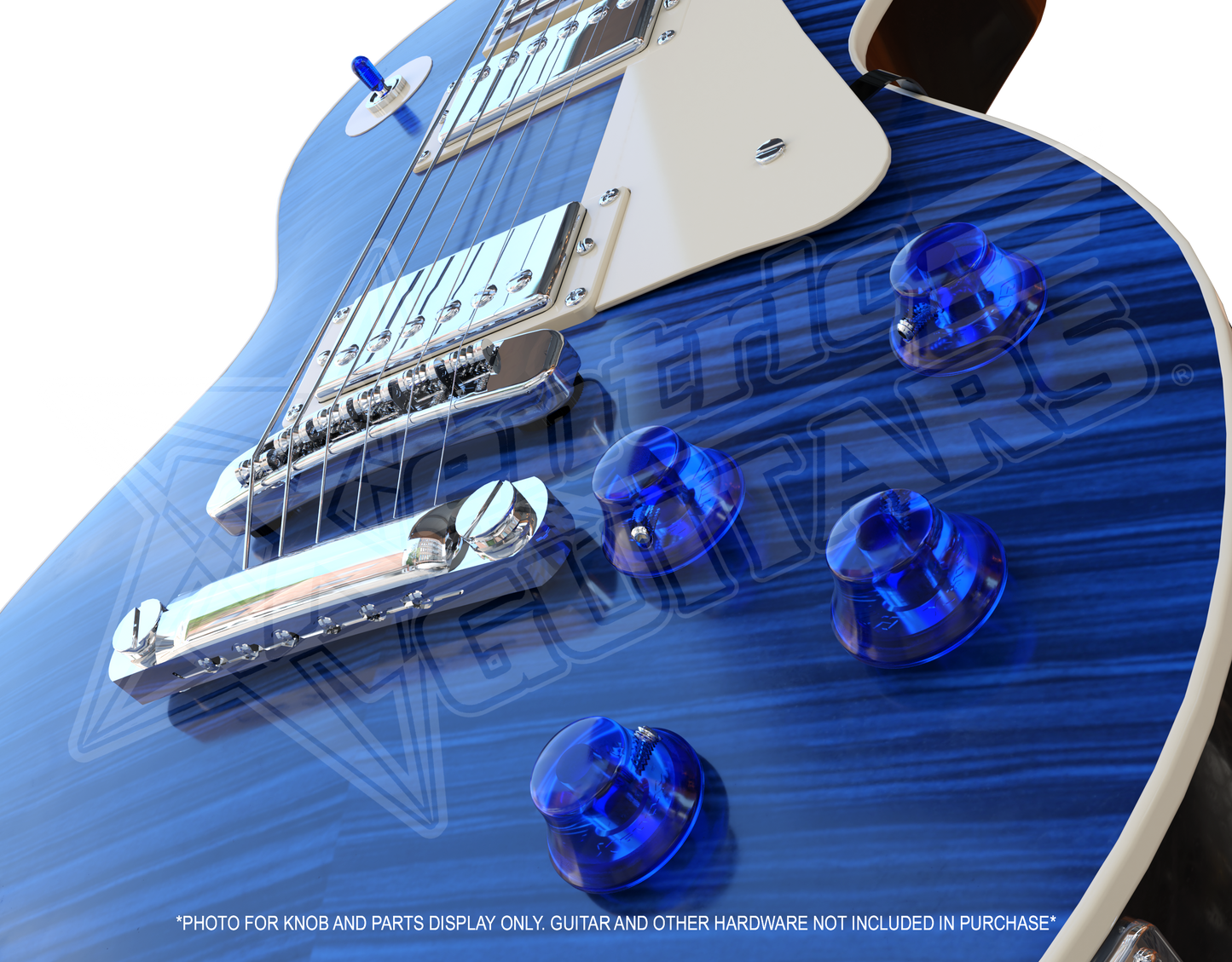 Xentric Guitars - CRYSTAL CLEAR Series Resin Standard Guitar Knobs