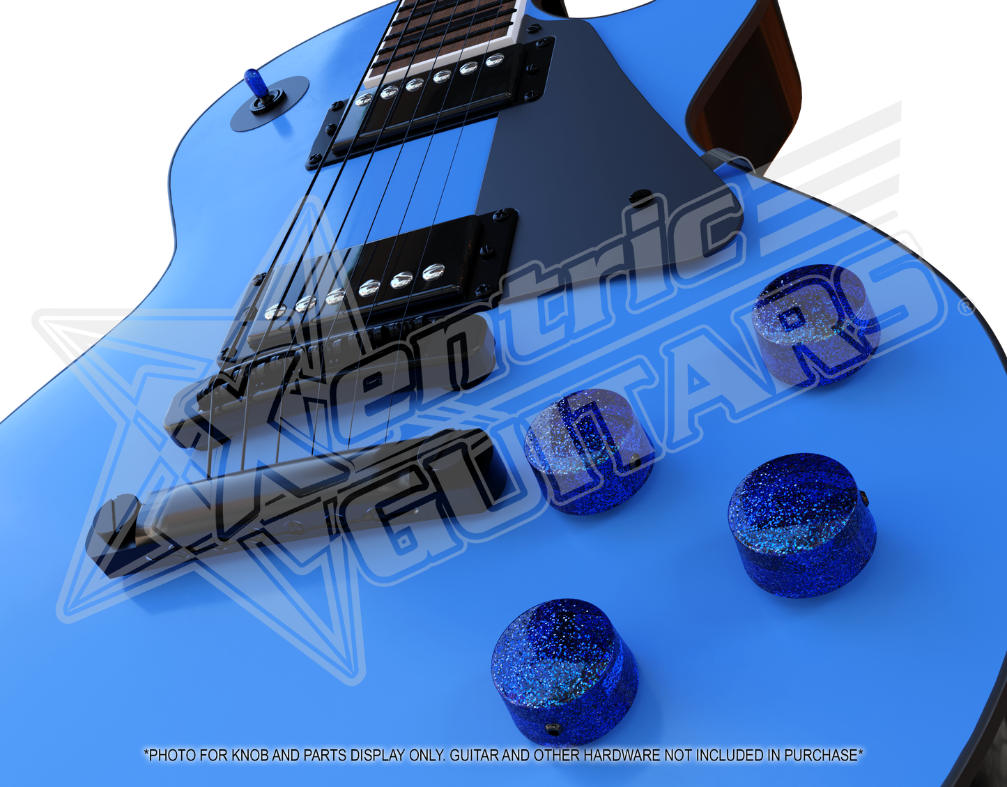 Xentric Guitars - METAL FLAKE Series Resin Standard Guitar Knobs