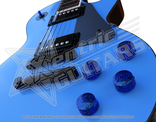 Xentric Guitars - METAL FLAKE Series Resin Standard Guitar Knobs