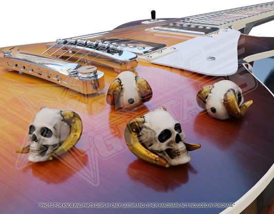 Xentric Guitars - SINISTER SKULLS Series Resin Guitar Knobs