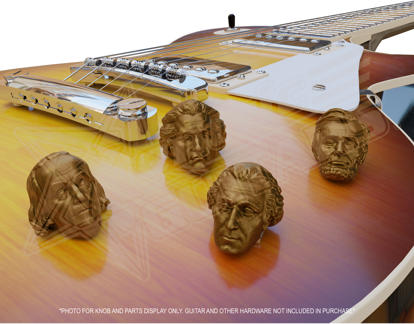 Xentric Guitars - LIBERTY & INDEPENDENCE Series Resin Guitar Knobs