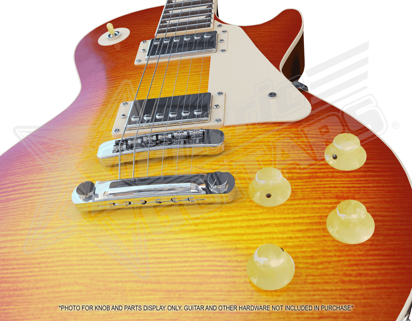 Xentric Guitars® - SPRING PEARL™ Series Resin Knobs and Switch Caps