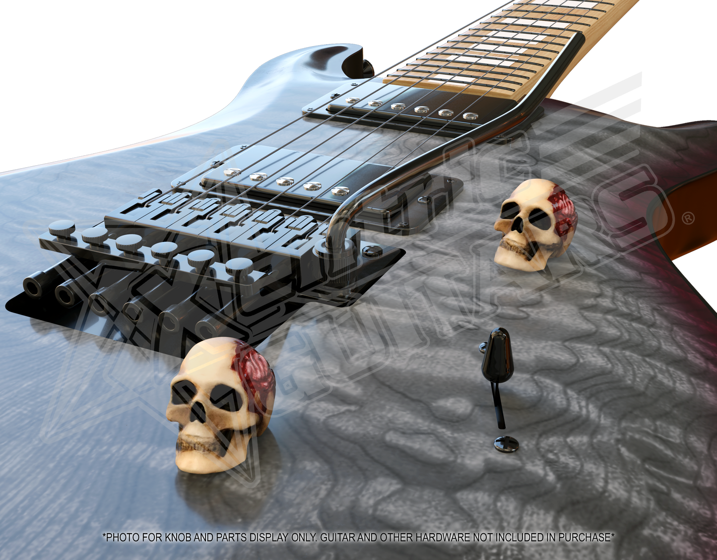 Xentric Guitars - SINISTER SKULLS Series Resin Guitar Knobs