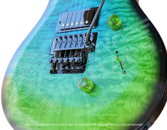 Xentric Guitars - CRYSTAL CLEAR Series Resin Standard Guitar Knobs