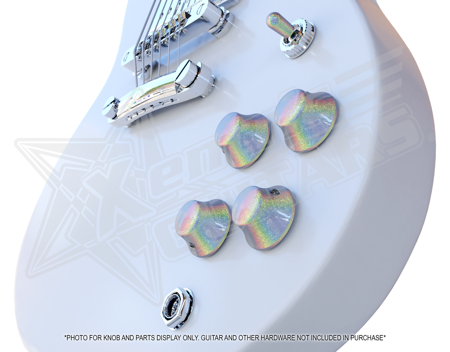 Xentric Guitars - HOLOGRAPH"X" Series Resin Standard Guitar Knobs