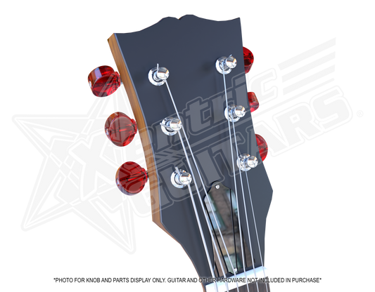 Xentric Guitars - CRYSTAL CLEAR Series Resin Guitar Tuner Knobs