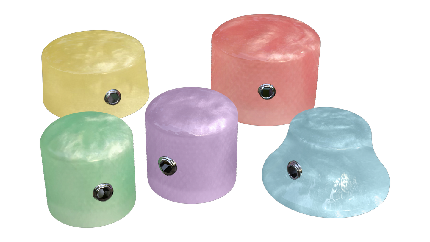 Xentric Guitars - SPRING PEARL Series Resin Standard Guitar Knobs