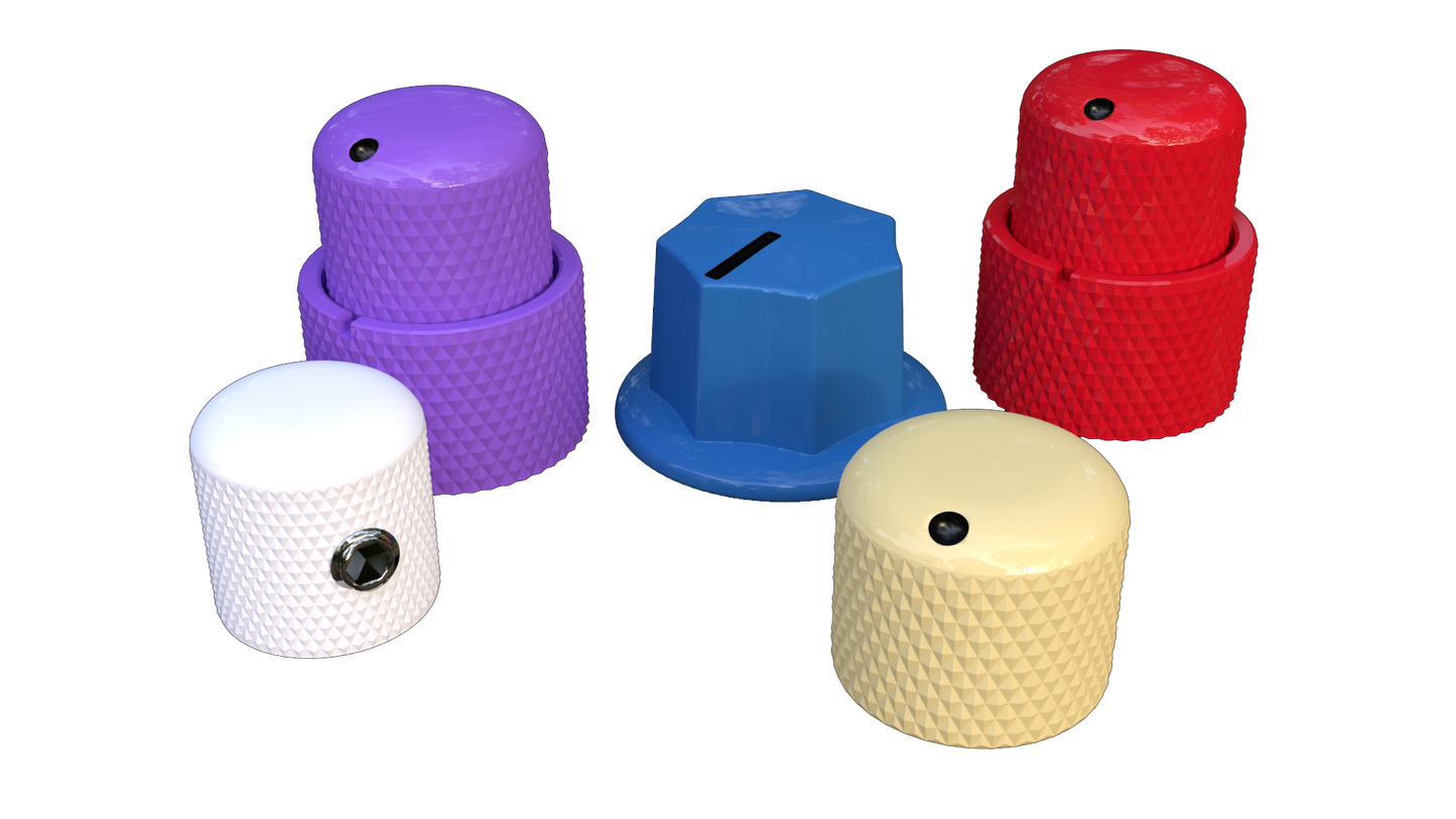 Xentric Guitars - SUPER SOLID Series Resin Specialty Guitar Knobs