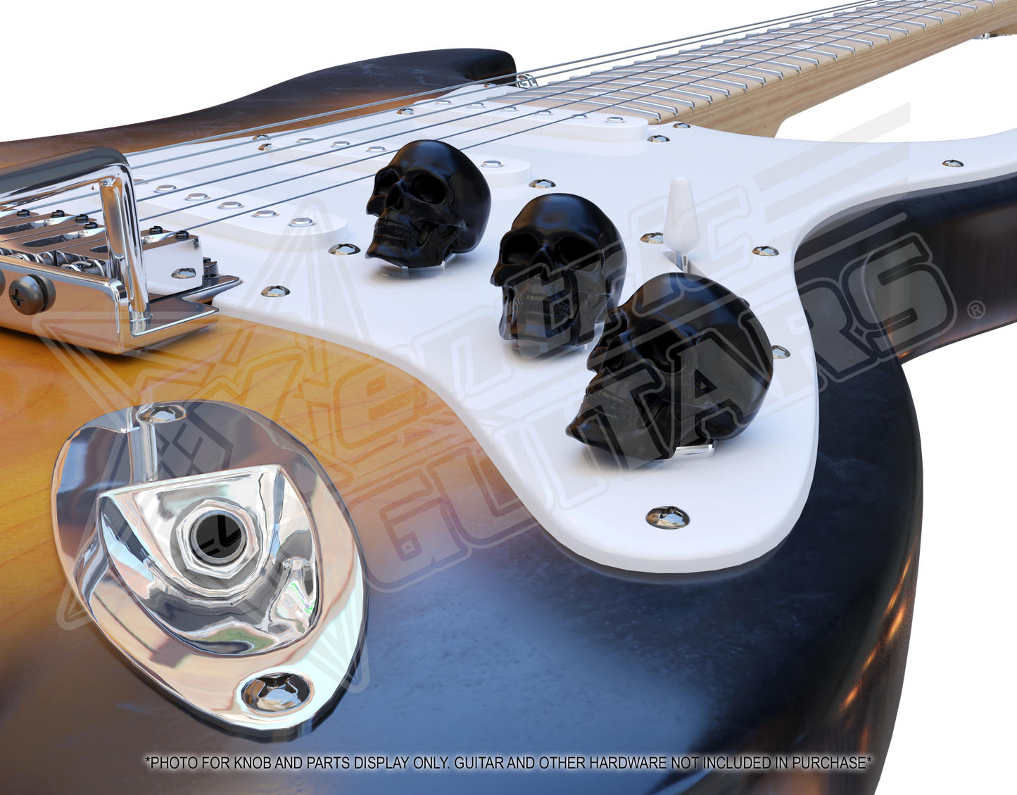 Xentric Guitars - SINISTER SKULLS Series Resin Guitar Knobs