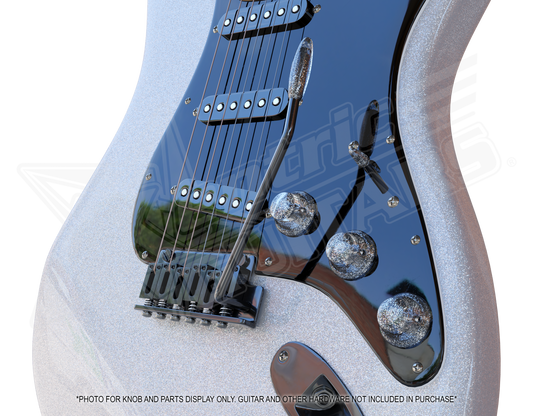 Xentric Guitars - METAL FLAKE Series Resin Guitar Switch Caps