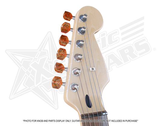 Xentric Guitars - METAL FLAKE Series Resin Guitar Tuner Knobs