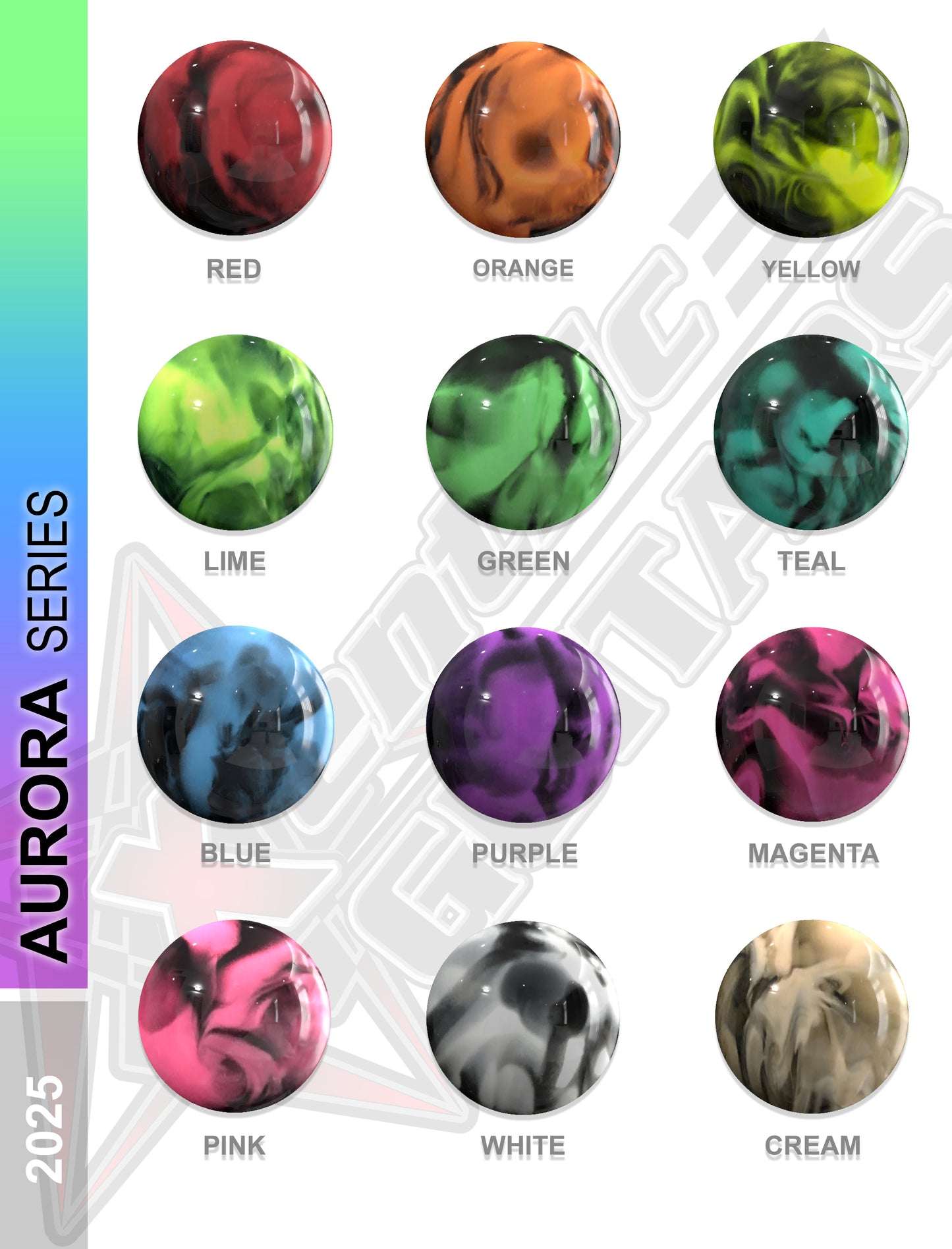 Xentric Guitars - AURORA Series Resin Standard Guitar Knobs