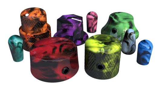 Xentric Guitars® - AURORA™ Series Resin Knobs and Switch Caps