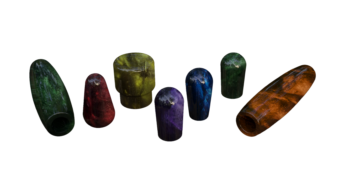 Xentric Guitars - AUTUMN PEARL Series Resin Guitar Switch Caps