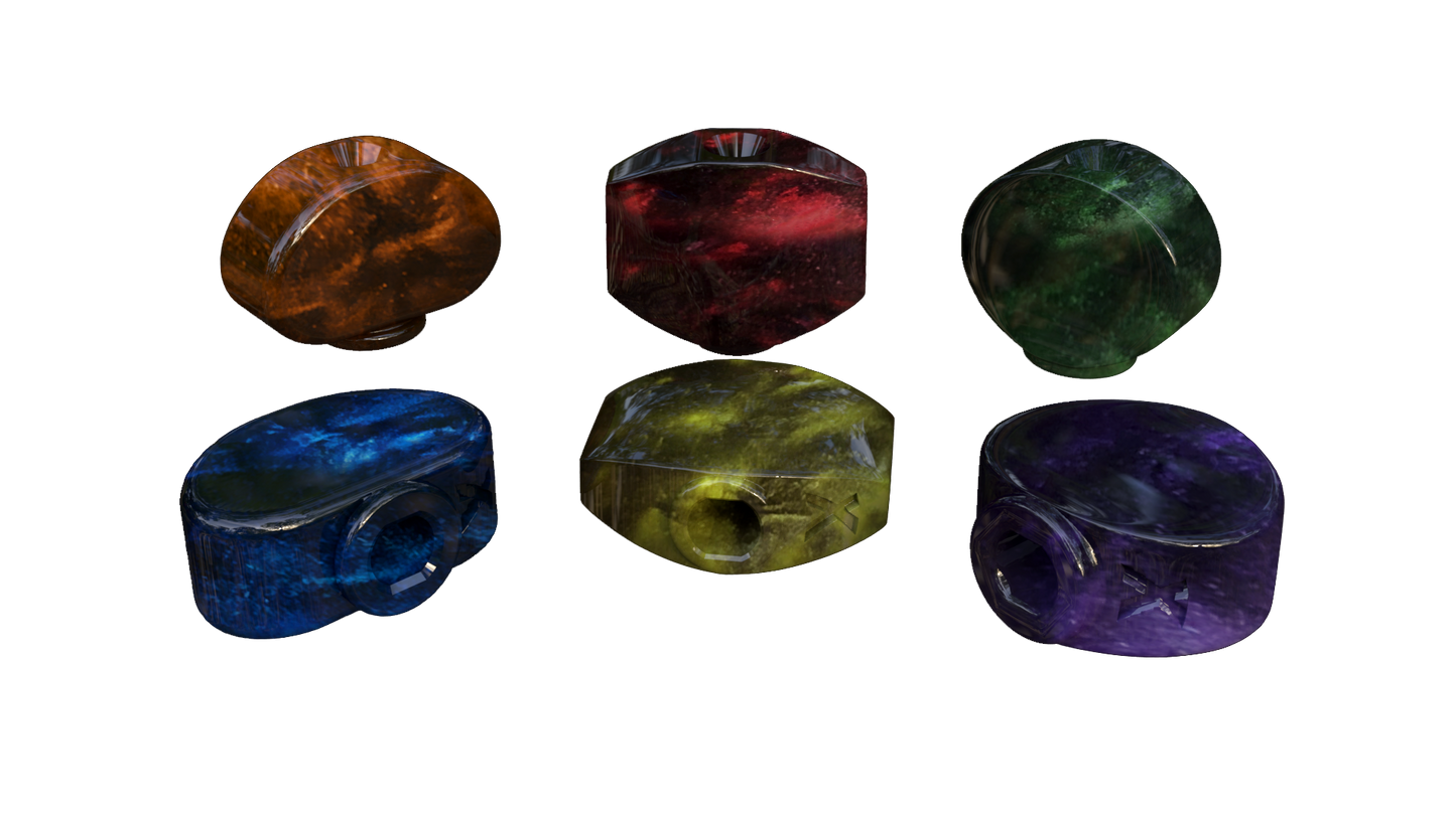 Xentric Guitars - AUTUMN PEARL Series Resin Guitar Tuner Knobs