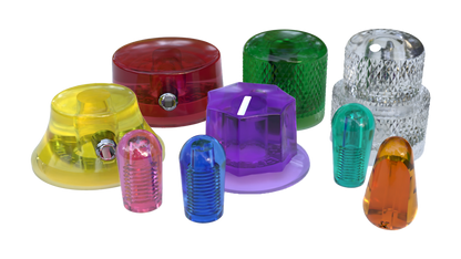 Xentric Guitars® - CRYSTAL CLEAR™ Series Resin Knobs and Switch Caps