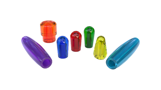 Xentric Guitars - CRYSTAL CLEAR Series Resin Guitar Switch Caps