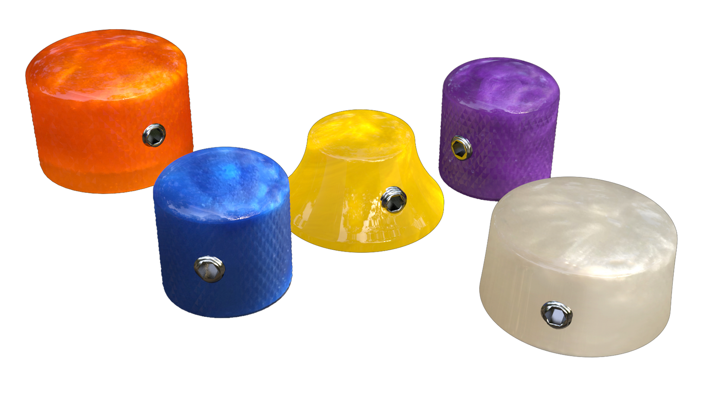 Xentric Guitars - GALAXY PEARL Series Resin Standard Guitar Knobs