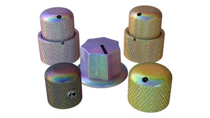 Xentric Guitars - HOLOGRAPH"X" Series Resin Specialty Guitar Knobs