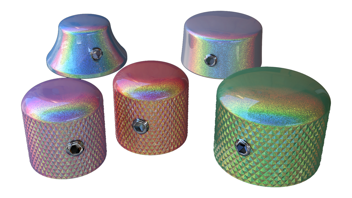 Xentric Guitars - HOLOGRAPH"X" Series Resin Standard Guitar Knobs