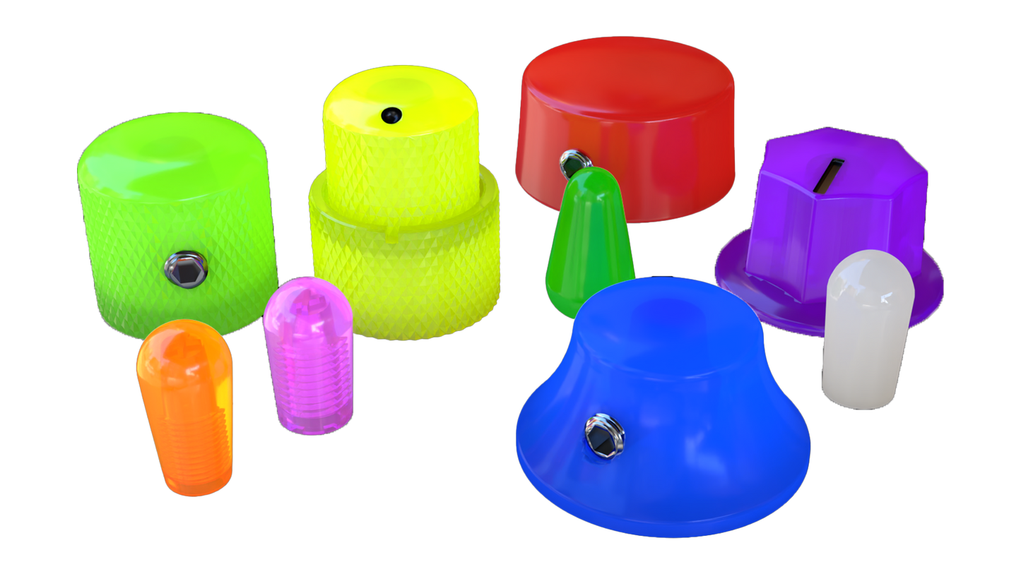 Xentric Guitars® - IGNITE™ Series Resin Knobs and Switch Caps