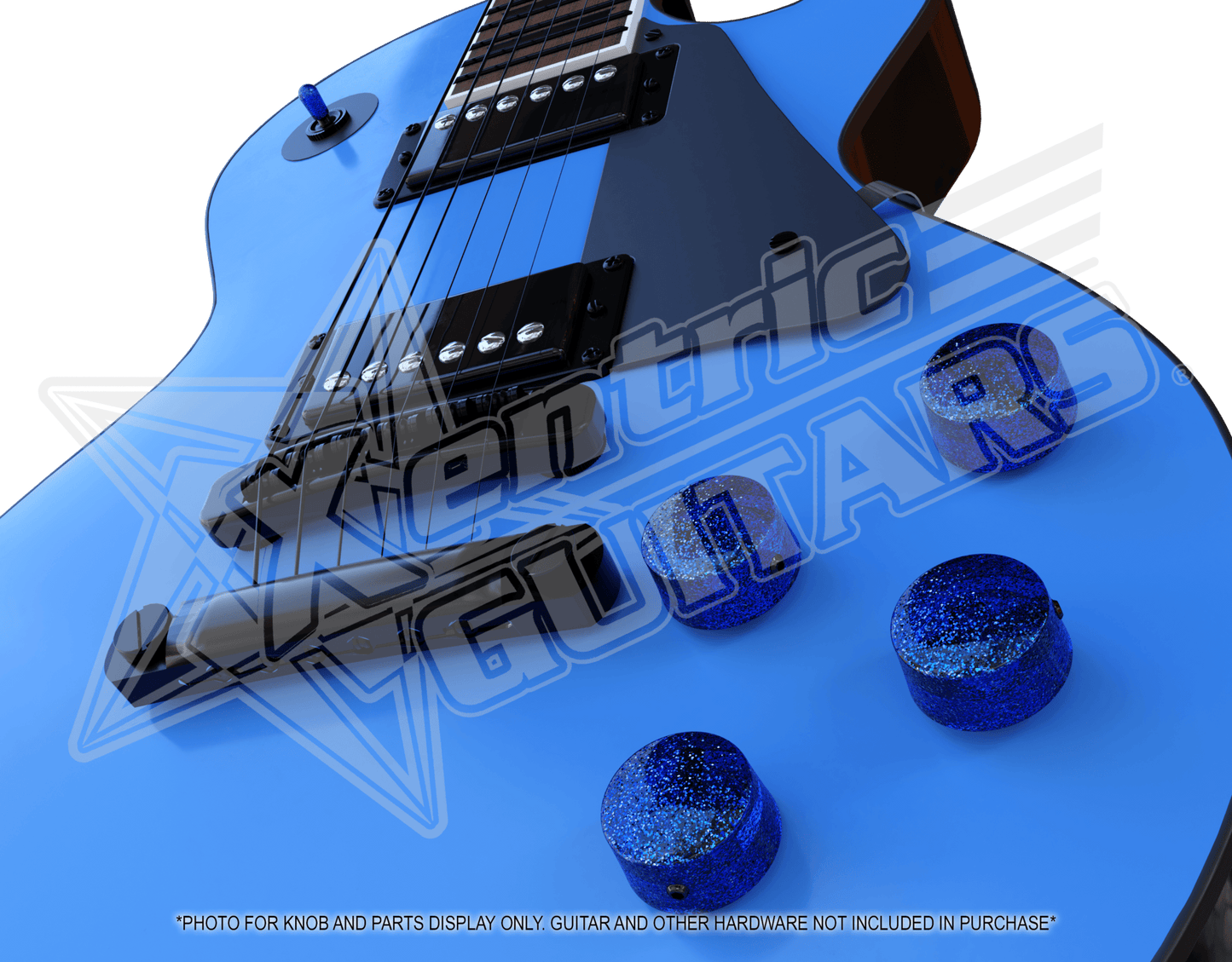 Xentric Guitars® - METAL FLAKE™ Series Resin Knobs and Switch Caps