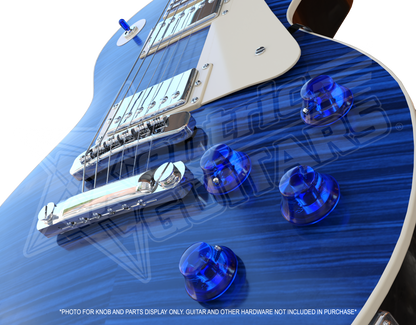 Xentric Guitars - CRYSTAL CLEAR Series Resin Standard Guitar Knobs