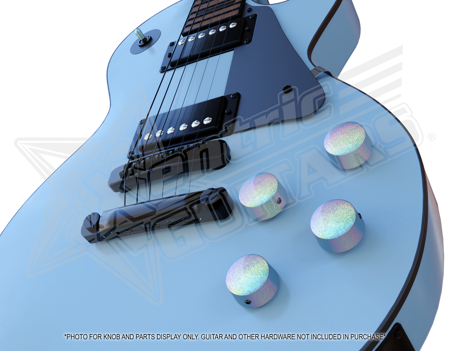 Xentric Guitars - HOLOGRAPH"X" Series Resin Guitar Switch Caps