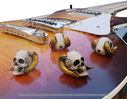 Xentric Guitars - SINISTER SKULLS Series Resin Guitar Knobs