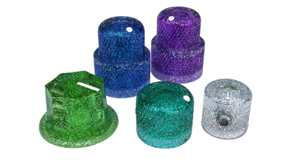 Xentric Guitars - METAL FLAKE Series Resin Specialty Guitar Knobs