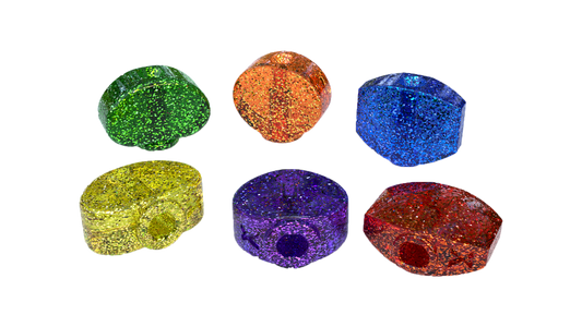 Xentric Guitars - METAL FLAKE Series Resin Guitar Tuner Knobs