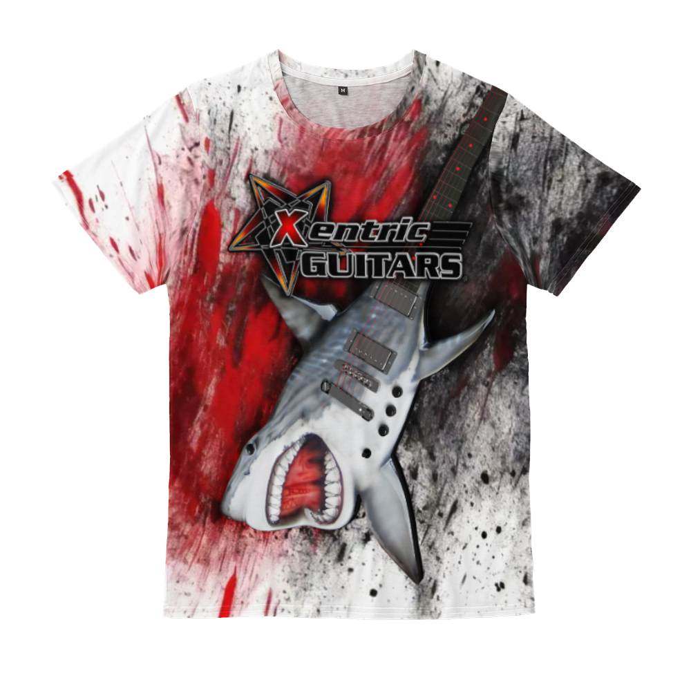 Xentric Guitars - APPAREL Men's Classic Full-Art Shark Tee