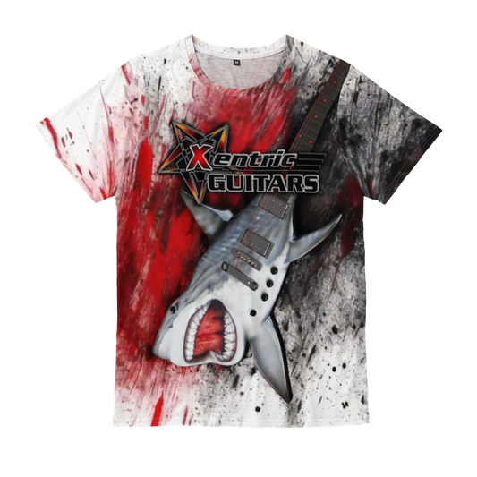 Xentric Guitars - APPAREL Men's Classic Full-Art Shark Tee