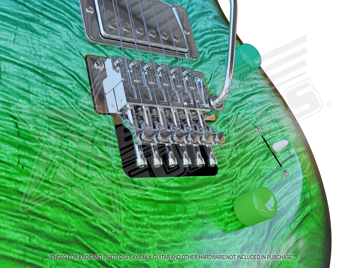 Xentric Guitars® - SUPER SOLID™ Series Resin Knobs and Switch Caps