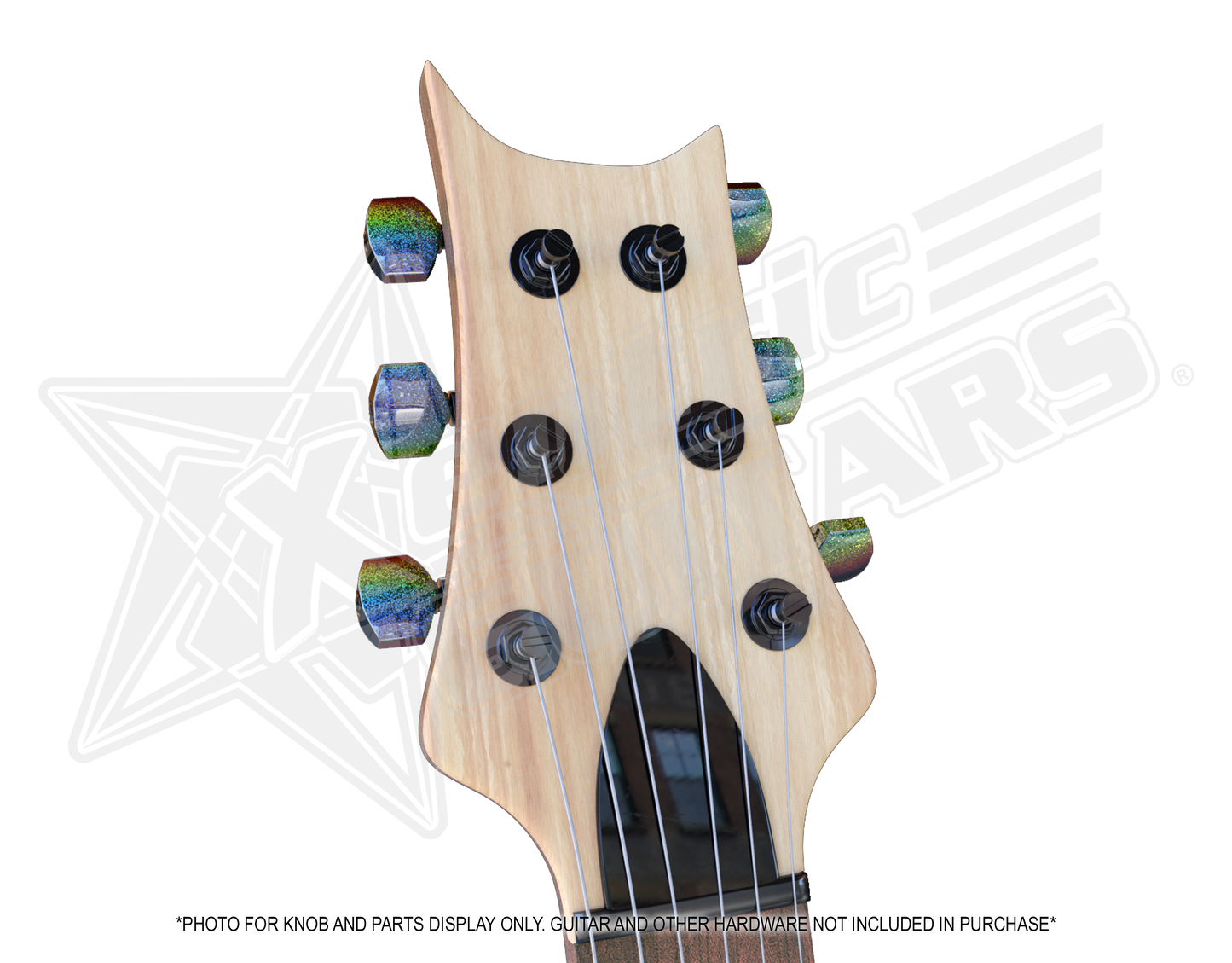 Xentric Guitars - HOLOGRAPH"X" Series Resin Guitar Tuner Knobs