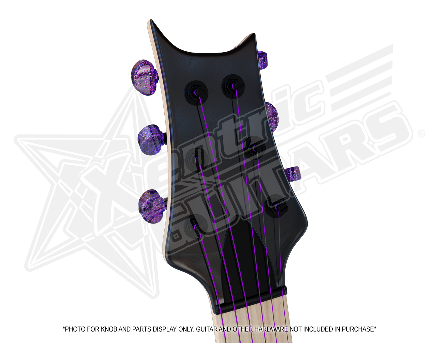Xentric Guitars - METAL FLAKE Series Resin Guitar Tuner Knobs