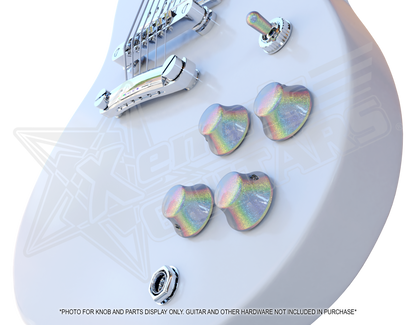 Xentric Guitars - HOLOGRAPH"X" Series Resin Guitar Switch Caps