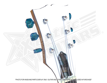 Xentric Guitars - METAL FLAKE Series Resin Guitar Tuner Knobs