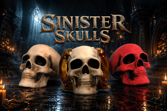 Xentric Guitars® - SINISTER SKULLS™ Series Resin Guitar Knobs