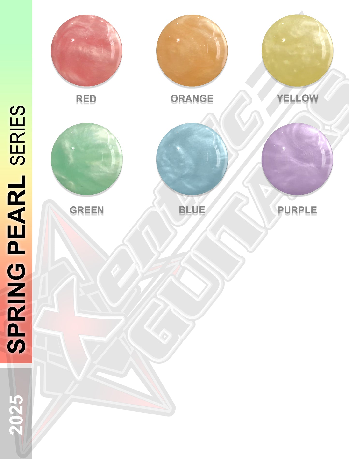 Xentric Guitars - SPRING PEARL Series Resin Specialty Guitar Knobs