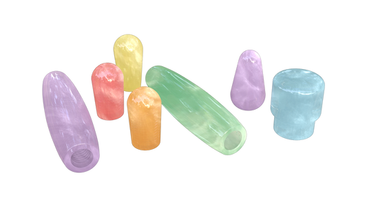 Xentric Guitars - SPRING PEARL Series Resin Guitar Switch Caps