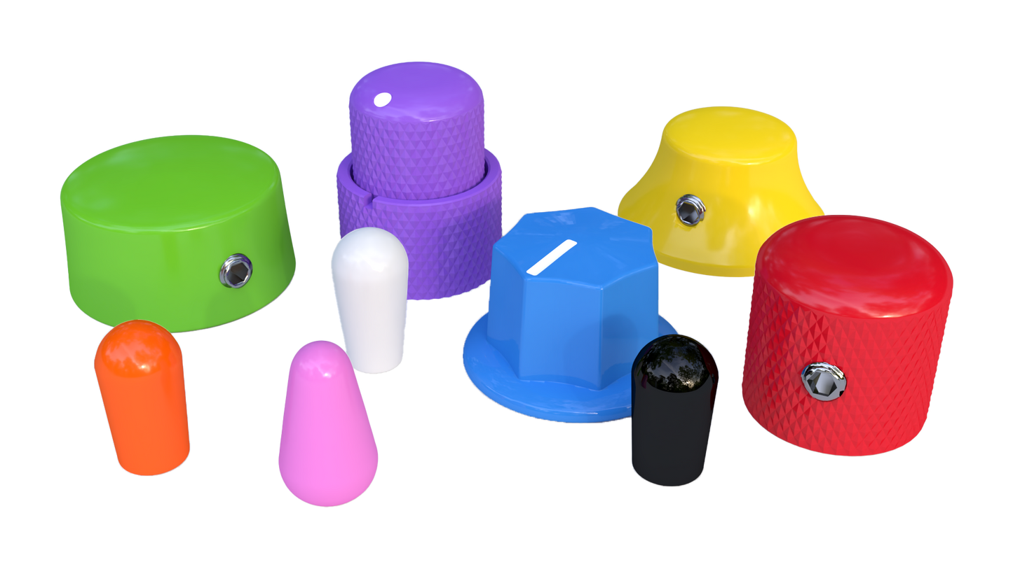 Xentric Guitars® - SUPER SOLID™ Series Resin Knobs and Switch Caps