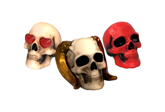 Xentric Guitars - SINISTER SKULLS Series Resin Guitar Knobs