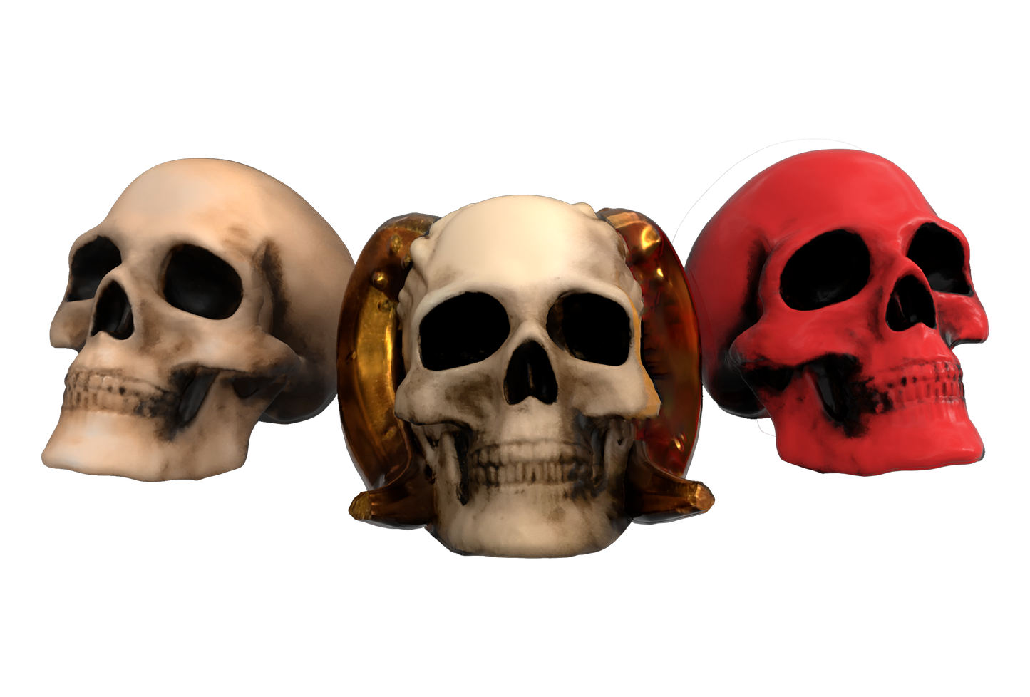 Xentric Guitars® - SINISTER SKULLS™ Series Resin Guitar Knobs