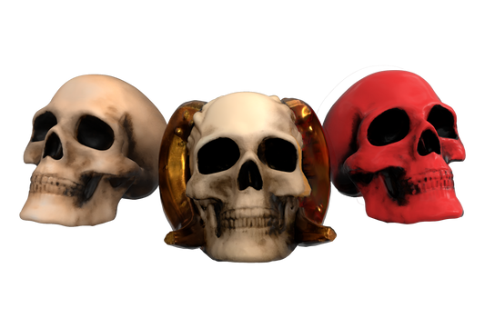 Xentric Guitars® - SINISTER SKULLS™ Series Resin Guitar Knobs
